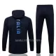 Italie - Hoodie Ensemble Vestes d'Entraînement Homme 22-23 Bleue