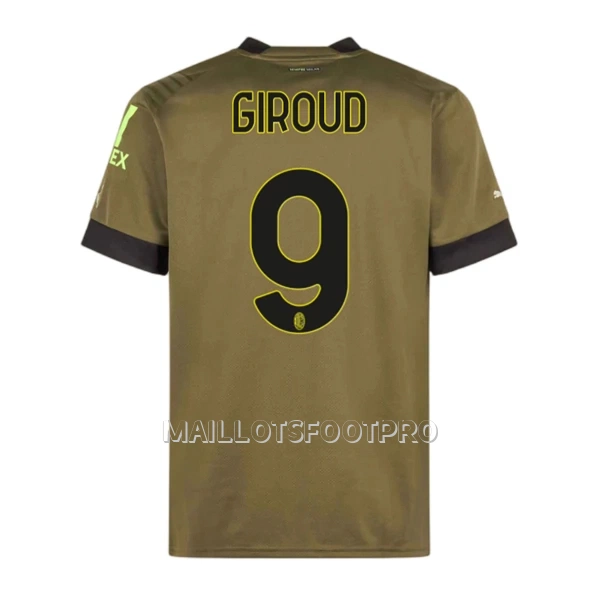 Maillot AC Milan Giroud 9 Homme Third 2022-23