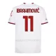 Maillot AC Milan Ibrahimovic 11 Homme Extérieur 2022-23