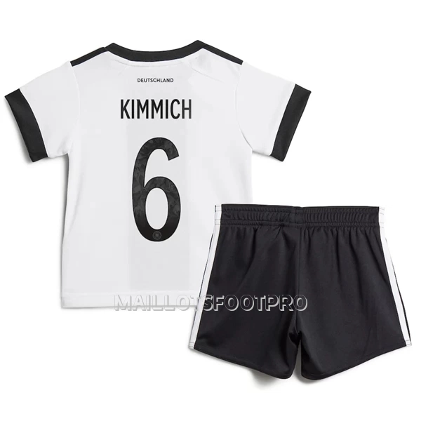 Maillot Allemagne Kimmich 6 Enfant Domicile Coupe du Monde 2022