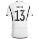 Maillot Allemagne Muller 13 Homme Domicile Coupe du Monde 2022