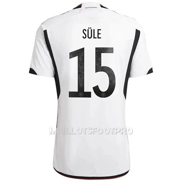 Maillot Allemagne Sule 15 Homme Domicile Coupe du Monde 2022