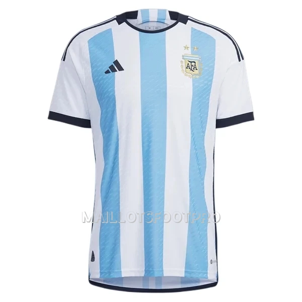 Maillot Argentine Dybala 21 Homme Domicile Coupe du Monde 2022