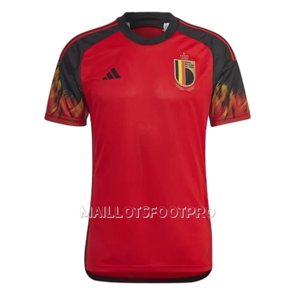 Maillot Belgique De Bruyne 7 Homme Domicile Coupe du Monde 2022