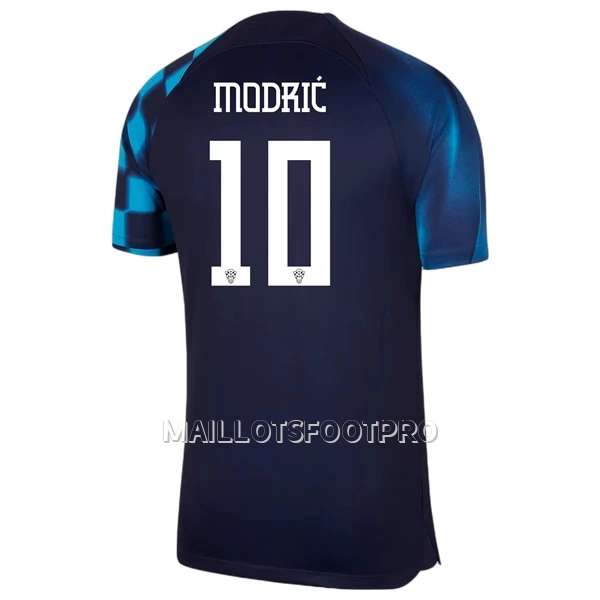 Maillot Croatie Modrić 10 Homme Extérieur Coupe du Monde 2022