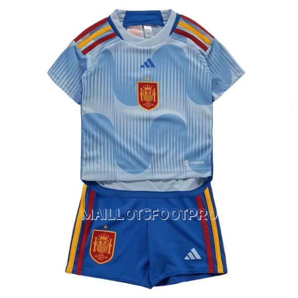 Maillot Espagne Enfant Extérieur Coupe du Monde 2022