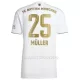 Maillot FC Bayern Munich Muller 25 Homme Extérieur 2022-23