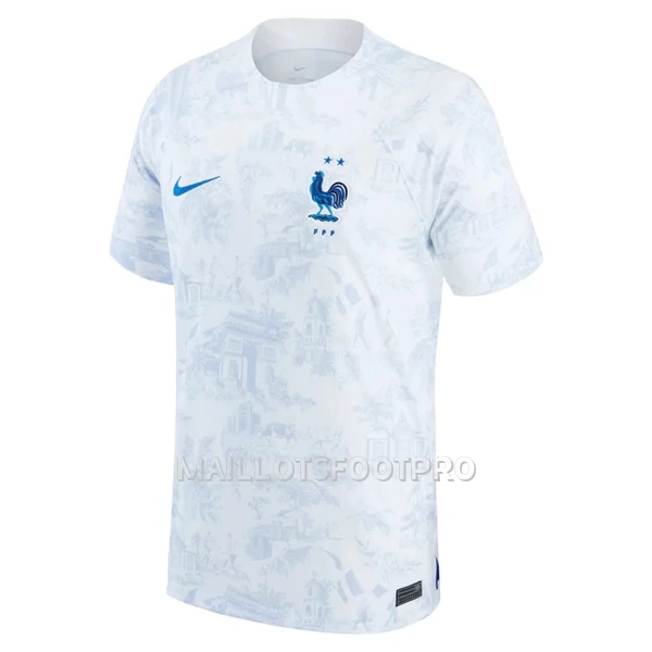 Maillot France Benzema 19 Homme Extérieur Coupe du Monde 2022