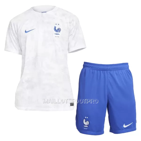 Maillot France Enfant Extérieur Coupe du Monde 2022