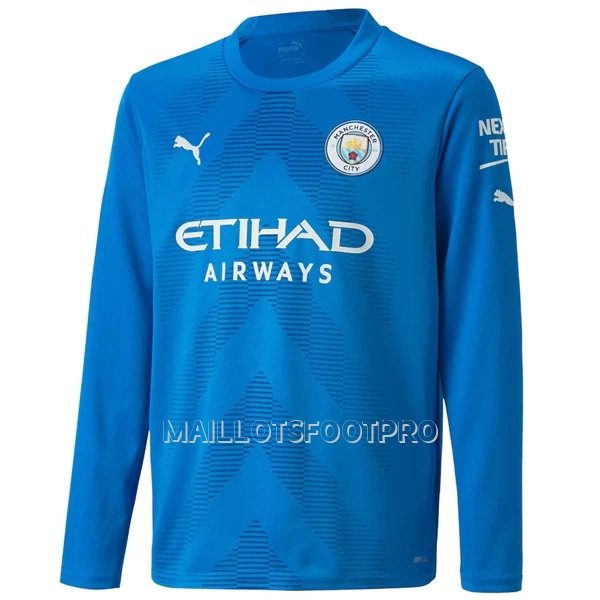 Maillot Gardien Manchester City Homme Domicile 2022-23 Manches Longues