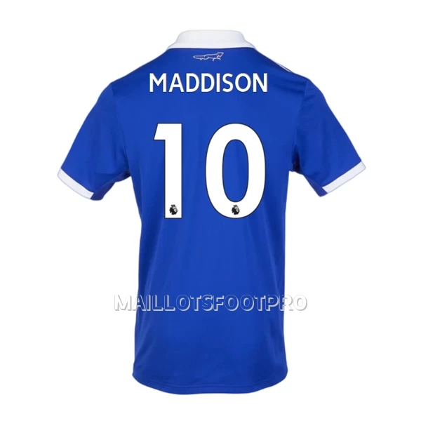 Maillot Leicester City Maddison 10 Homme Domicile 2022-23