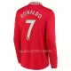 Maillot Manches Longues Manchester United Ronaldo 7 Homme Domicile 2022-23