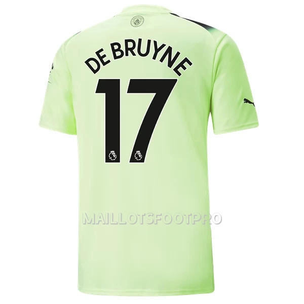 Maillot Manchester City De Bruyne 17 Homme Third 2022-23