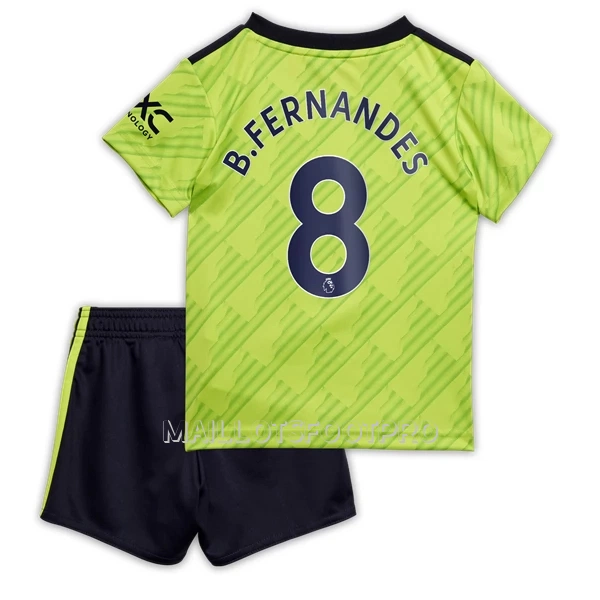 Maillot Manchester United Bruno Fernandes 8 Enfant Third 2022-23