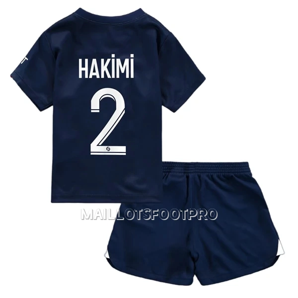 Maillot Paris Saint-Germain Hakimi 2 Enfant Domicile 2022-23