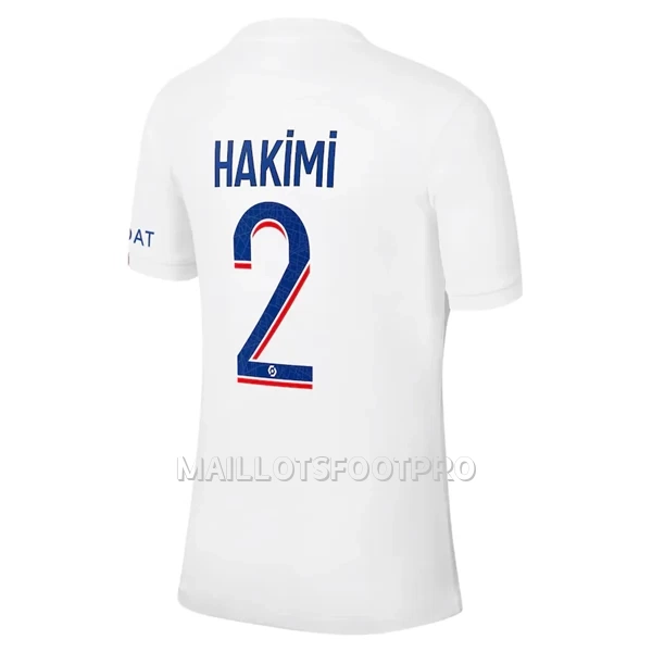 Maillot Paris Saint-Germain Hakimi 2 Homme Third 2022-23