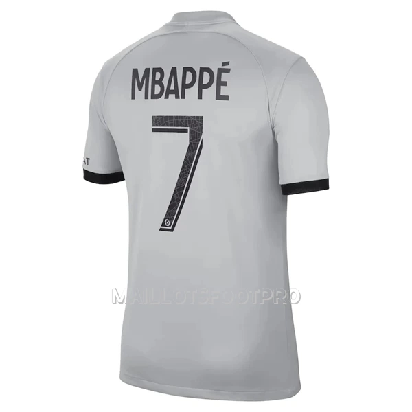 Maillot Paris Saint-Germain Mbappé 7 Homme Extérieur 2022-23