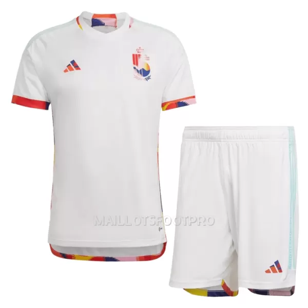 Maillot Belgique Enfant Extérieur Coupe du Monde 2022