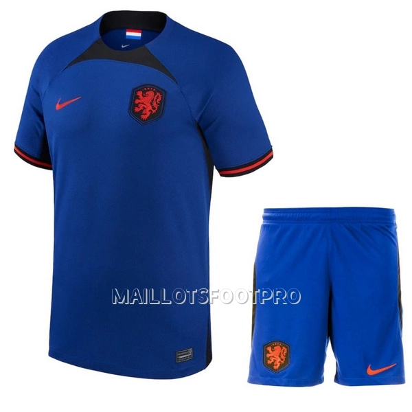 Maillot Pays-Bas Enfant Extérieur Coupe du Monde 2022