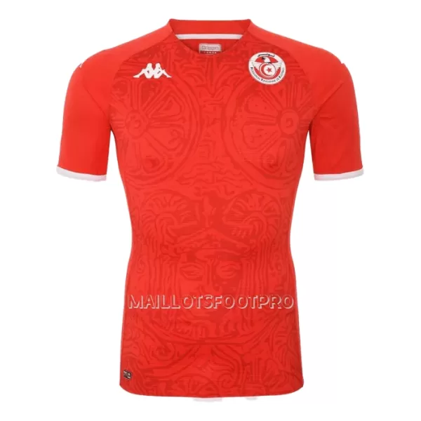 Maillot Tunisie Homme Domicile Coupe du Monde 2022