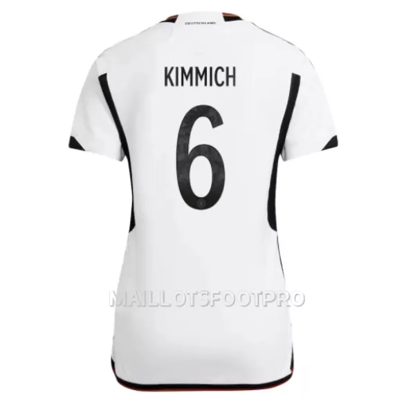 Maillot Allemagne Joshua Kimmich 6 Femme Domicile Coupe du Monde 2022