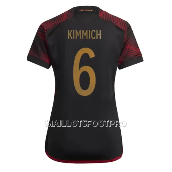 Maillot Allemagne Joshua Kimmich 6 Femme Extérieur Coupe du Monde 2022