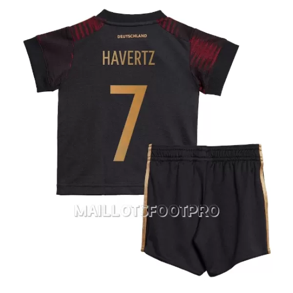 Maillot Allemagne Kai Havertz 7 Enfant Extérieur Coupe du Monde 2022