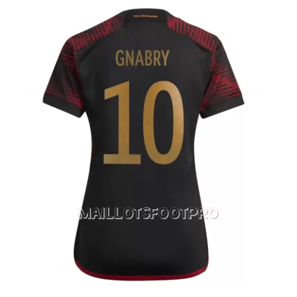 Maillot Allemagne Serge Gnabry 10 Femme Extérieur Coupe du Monde 2022