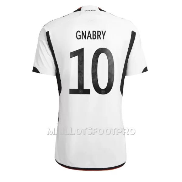 Maillot Allemagne Serge Gnabry 10 Homme Domicile Coupe du Monde 2022