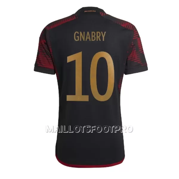 Maillot Allemagne Serge Gnabry 10 Homme Extérieur Coupe du Monde 2022