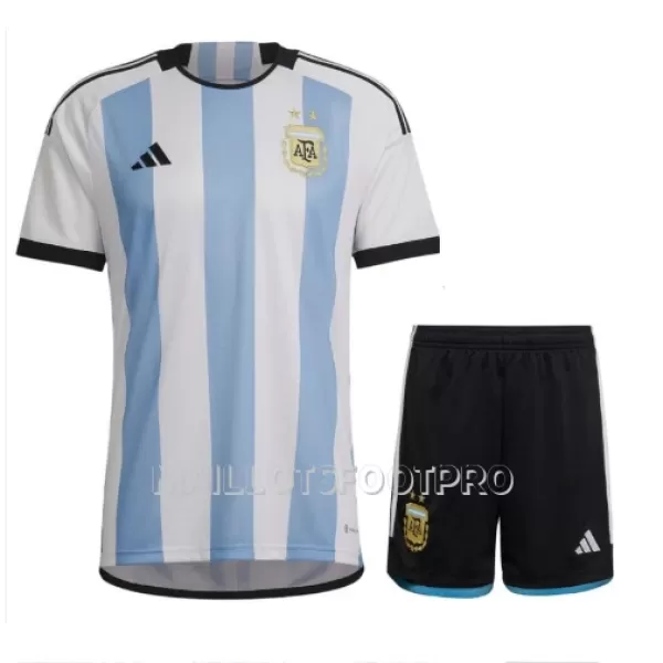 Maillot Argentine Enfant Domicile Coupe du Monde 2022