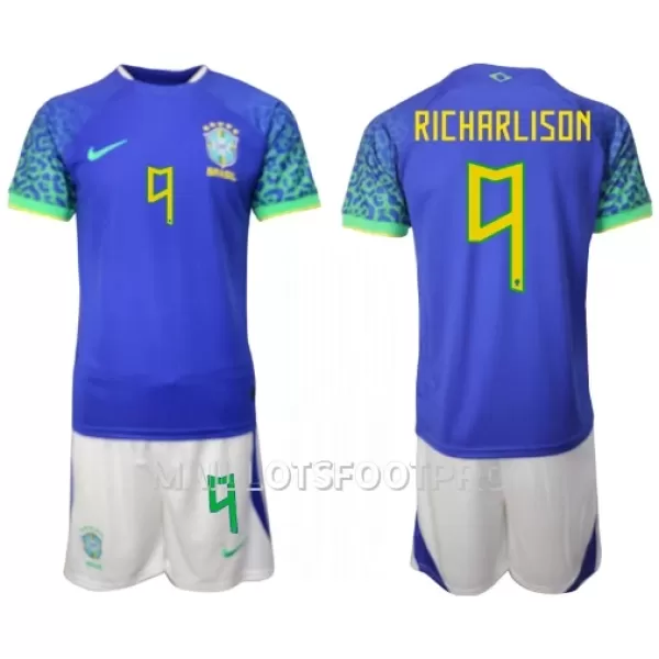 Maillot Brésil Richarlison 9 Enfant Extérieur Coupe du Monde 2022