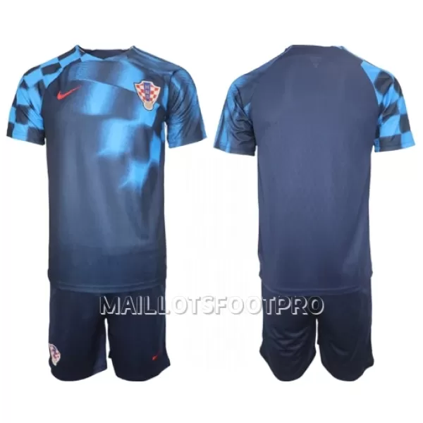 Maillot Croatie Enfant Extérieur Coupe du Monde 2022