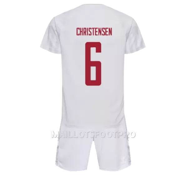 Maillot Danemark Andreas Christensen 6 Enfant Extérieur Coupe du Monde 2022