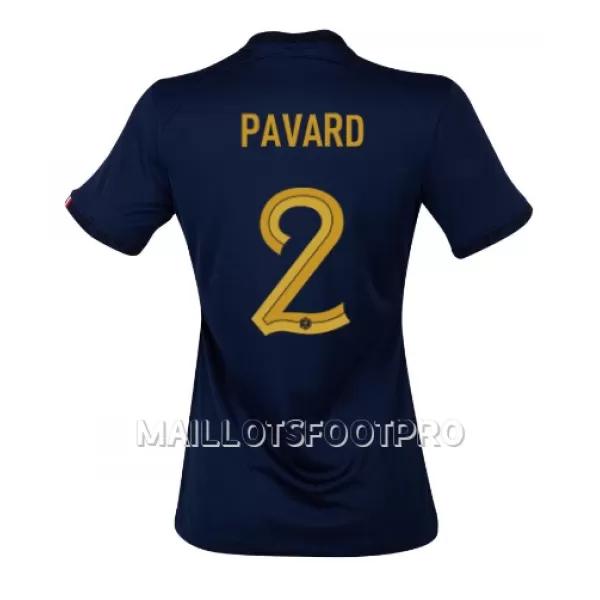 Maillot France Benjamin Pavard 2 Femme Domicile Coupe du Monde 2022