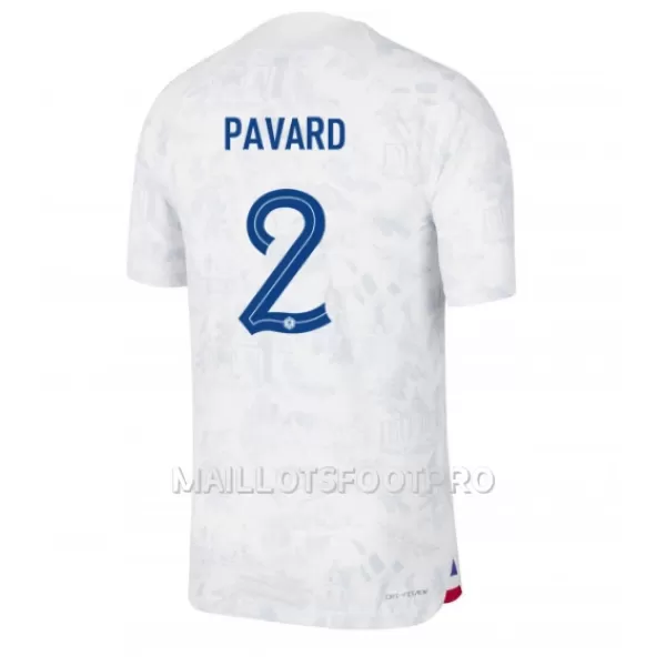 Maillot France Benjamin Pavard 2 Homme Extérieur Coupe du Monde 2022