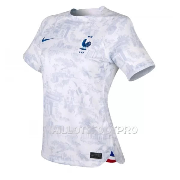 Maillot France Femme Extérieur Coupe du Monde 2022