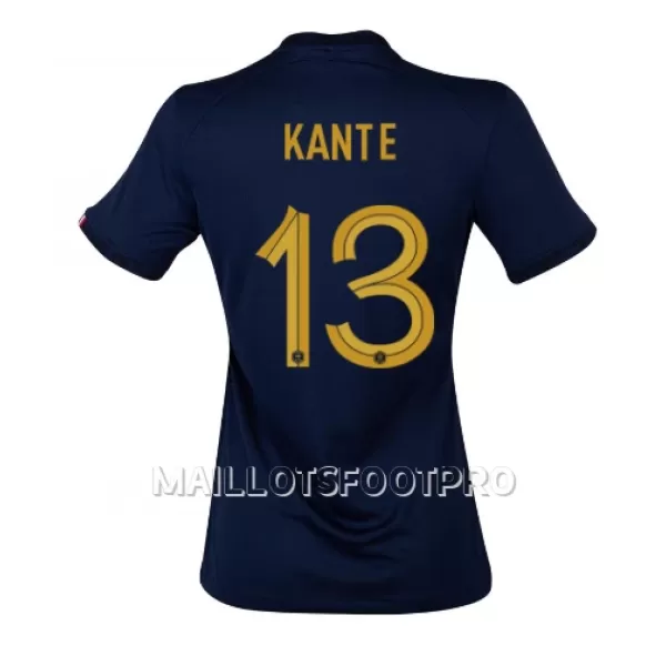 Maillot France Kante 13 Femme Domicile Coupe du Monde 2022