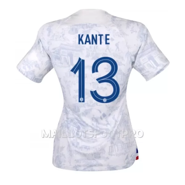 Maillot France Kante 13 Femme Extérieur Coupe du Monde 2022