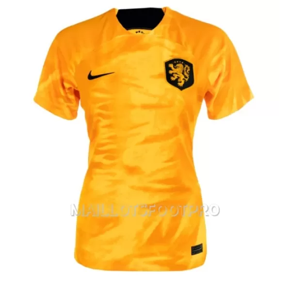 Maillot Pays-Bas Femme Domicile Coupe du Monde 2022