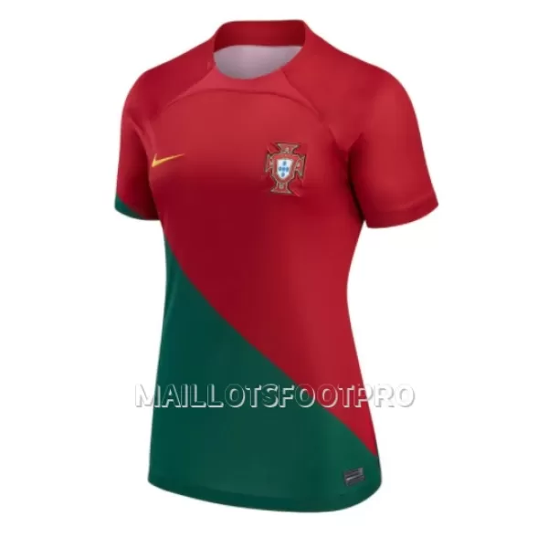 Maillot Portugal Femme Domicile Coupe du Monde 2022