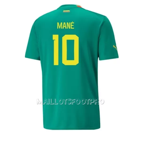 Maillot Sénégal Sadio Mane 10 Homme Extérieur Coupe du Monde 2022