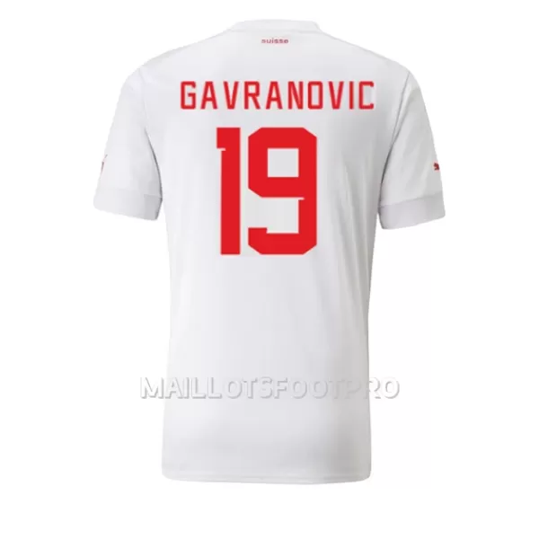 Maillot Suisse Mario Gavranovic 19 Homme Extérieur Coupe du Monde 2022