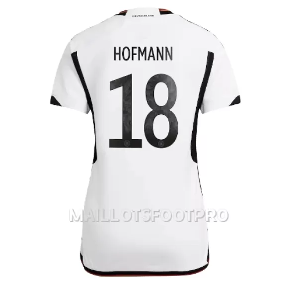 Maillot Allemagne Jonas Hofmann 18 Femme Domicile Coupe du Monde 2022