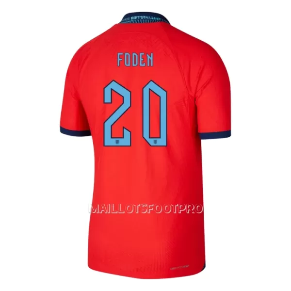 Maillot Angleterre FODEN 20 Homme Extérieur Coupe du Monde 2022