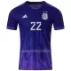 Maillot Argentine Lautaro Martinez 22 Homme Extérieur Coupe du Monde 2022