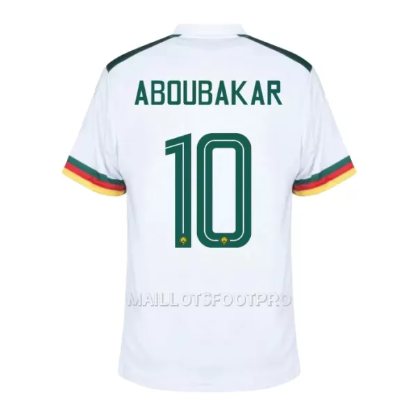 Maillot Cameroun ABOUBAKAR 10 Homme Extérieur Coupe du Monde 2022