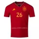 Maillot Espagne PEDRI 26 Homme Domicile Coupe du Monde 2022