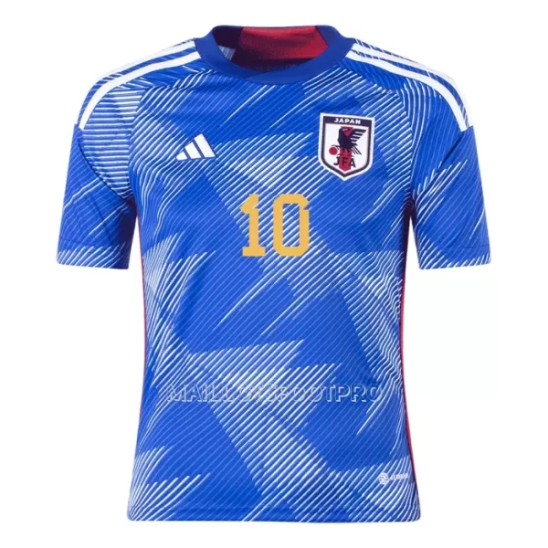 Maillot Japon MINAMINO 10 Homme Domicile Coupe du Monde 2022