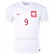 Maillot Pologne LEWANDOWSKI 9 Homme Domicile Coupe du Monde 2022